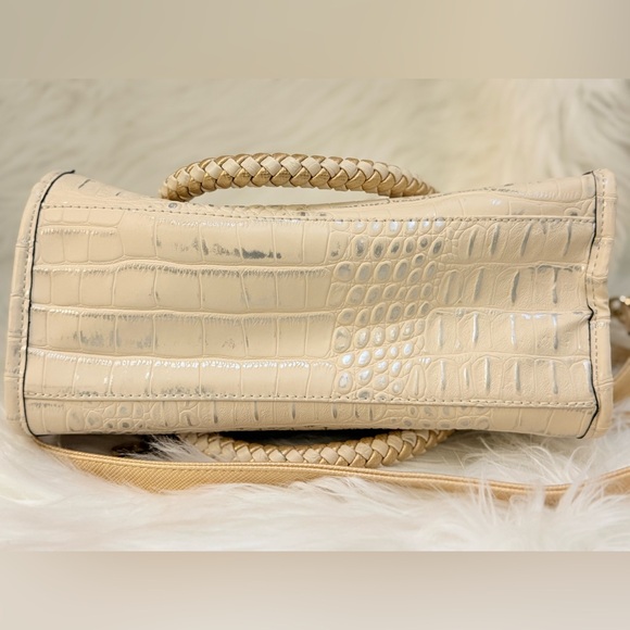 🌾 Gianni Bini Faux Croc Satchel and Shoulder Bag NEW - Picture 5 of 5